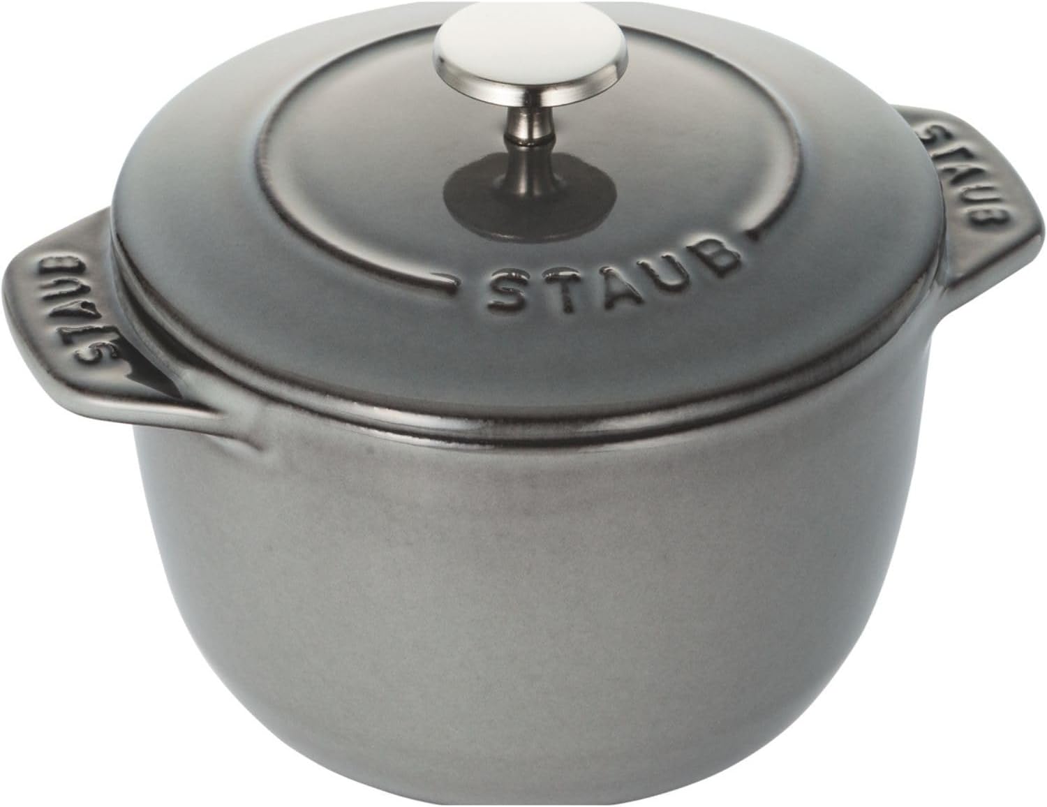 新品 ストウブ ラ・ココット de GOHAN S グレー 12cm staub ストウブ 「 ラ ココット de GOHAN グレー S 12cm 」 ご飯鍋